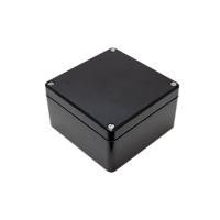 Hammond Electronics 1590ZGRP161BK Universele behuizing 160 x 160 x 90 Polyester Zwart 1 stuk(s) - thumbnail