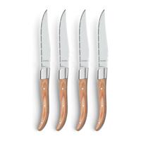 Amefa Royal Steakmessen 4 Stuks Natural Wood - thumbnail