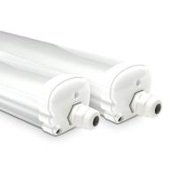 S-Series - Set van 2 LED TL armaturen 120cm - IP65 Waterdicht - 36 Watt - 4320 Lumen - 4000K Neutraal wit - Koppelbaar - IK07 - S-Series Tri-Proof plafondverlichting - thumbnail