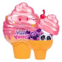 Cookeez Makery Yum Yumz 2-pack pluchen knuffeltjes in een ijsje - thumbnail