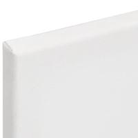 VidaXL Canvasdoeken 12 st stof en massief grenenhout wit - thumbnail