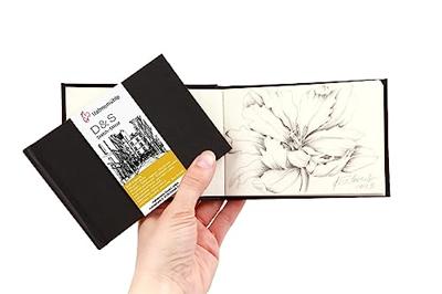 Hahnemuhle Tekenboek Dummy Artist - 140 gr Portrait Zwart - A6 - 62 Vellen