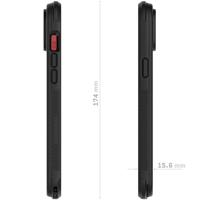 Ghostek Nautical Waterproof MagSafe Case + Belt Swivel Holster Apple iPhone 14 Plus Clear - thumbnail