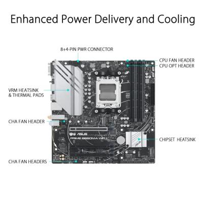 Moederbord Asus AMD AM5 AMD AMD B650 - thumbnail