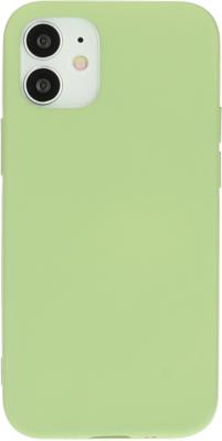 Mobiparts telefoonhoes Iphone 12 Mini siliconen pistache groen