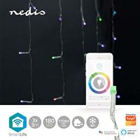 Nedis SmartLife Decoratieve LED | Wi-Fi | RGB | 180 LED's | 3 m | 1 stuks - WIFILXC01C180 WIFILXC01C180 - thumbnail