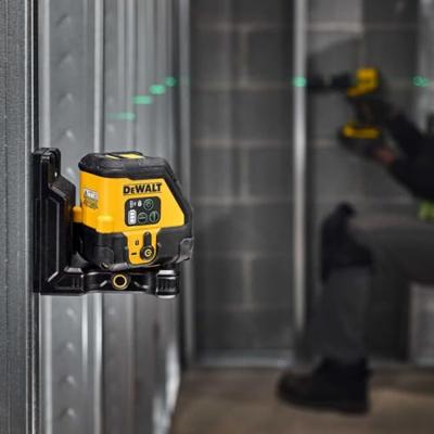 DeWalt dcle14201gb-xj kruislijnlaser | oplaadbaar via usb-c | li-ion | groen - dcle14201gb-xj