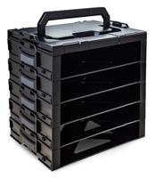 Sortimo i-BOXX Rack 6100000339 Gereedschapskist (leeg) ABS Zwart - thumbnail