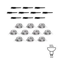 Paulmann 93399 LED-inbouwlamp LED GU10 IJzer (geborsteld) - thumbnail