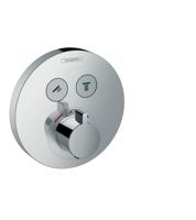 Hansgrohe Thermostaat Afbouwdeel ShowerSelect Voor 2 Functies Rond Chroom - thumbnail