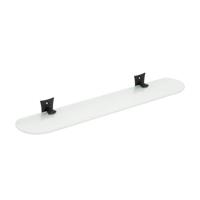 Glazen Planchet Sapho Rebecca 56x6.4 cm Ovaal Zwart - thumbnail