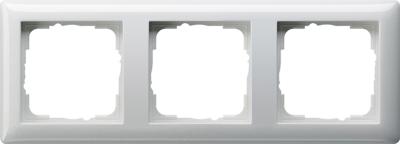 Gira 3-voudig afdekraam 021303 standaard 55 wit glans Gira 3-voudig afdekraam 021303 standaard 55 wit glans