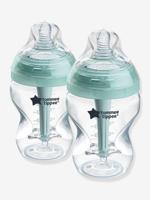 Set van 2 260 ml TOMMEE TIPPEE anti-koliek zuigflessen doorzichtig - thumbnail