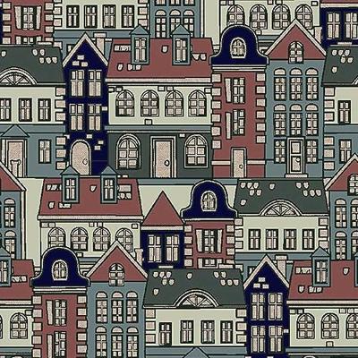 Tafelkleed Things Home Trade Town 140 cm x 25 m