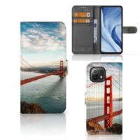 Xiaomi 11 Lite 5G NE | Mi 11 Lite | Flip Cover | Golden Gate Bridge - thumbnail