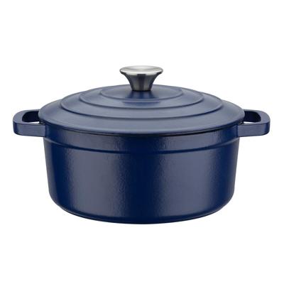GSW - Blue Magic - Soeppan - Ø 20 cm - Gietijzer - Blauw - Alle warmtebronnen inclusief inductie