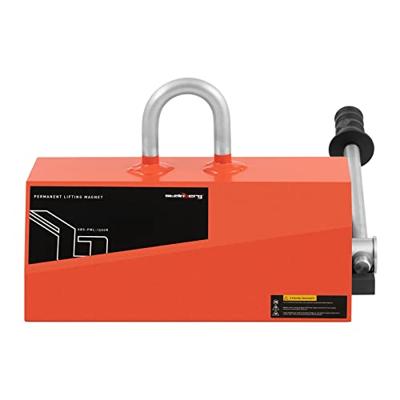 Steinberg Systems SBS-PML-1500N hefmagneet 1500 kg plat/750 kg ronde magneetlifter lift magneetkraan magneet (165 x 374 x 273 mm (BxLxH), min./Max. diameter 150 - 350 mm)