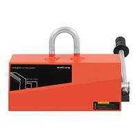 Steinberg Systems SBS-PML-1500N hefmagneet 1500 kg plat/750 kg ronde magneetlifter lift magneetkraan magneet (165 x 374 x 273 mm (BxLxH), min./Max. diameter 150 - 350 mm) - thumbnail
