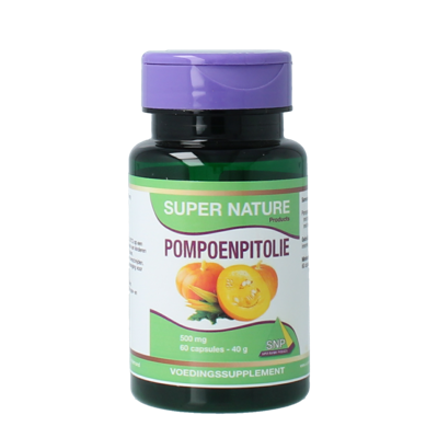 Pompoenpitolie 500mg 60 Capsules