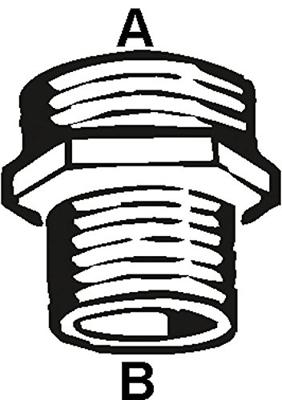 Cornat Messing/Ch Verloopnippel Mm 1/2X3/8 - TEC386410