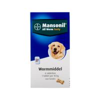 Mansonil hond all worm tabletten - thumbnail