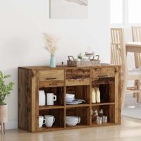 Dressoir met lade Oud Hout 100 x 30 x 59,5 cm Bewerkt hout - thumbnail
