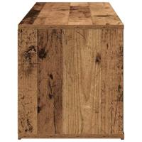 Tv-meubel 120x34x37 cm bewerkt hout oud houtkleurig - thumbnail