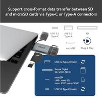 Akasa AK-CR-12 USB flashstationbehuizing Aluminium Zilver - thumbnail