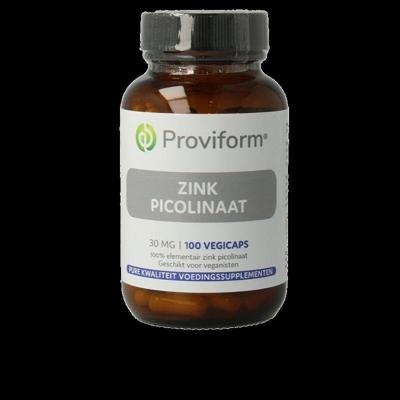 Proviform Zink picolinaat 30mg 100 Vegetarische capsules