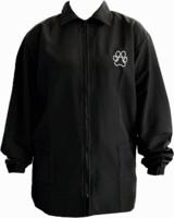 Trimshirt zwart lange mouw - Maat S - thumbnail