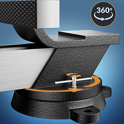 Hoogwaardige Bankschroef Zwart Staal 125mm