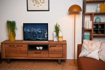 Lucide SIEMON - Vloerlamp - Ø 35 cm - 1xE27 - Okergeel