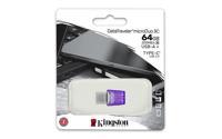 USB stick Kingston microDuo 3C 64 GB Paars - thumbnail