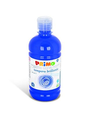 Primo 202BR500500 temperaverf Blauw 500 ml Fles Primo 202BR500500 temperaverf Blauw 500 ml Fles
