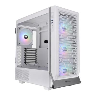 Thermaltake CA-1X5-00M6WN-00 Midi-tower Gaming-behuizing Wit 4 voorgeïnstalleerde LED-ventilators, Zijvenster Thermaltake CA-1X5-00M6WN-00 Midi-tower Gaming-behuizing Wit 4 voorgeïnstalleerde LED-ventilators, Zijvenster