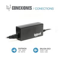 Laptop oplader iggual IGG316979 45 W - thumbnail