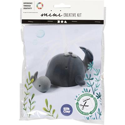 Creativ Company Mini creative kit walvis met kalf