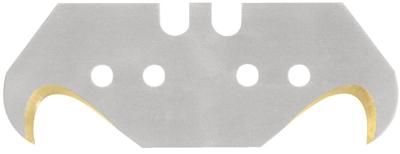 Promat/Tecwerk Haakmes | L48,2xB18,7xS0,65mm | titanium met perforatie | 10 stuks / dispenser - 4000817768