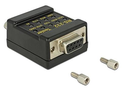 Delock 87713 VGA-connector D-sub bus 9-polig - D-sub stekker 9-polig 0 mm 1 stuk(s)