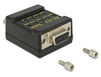 Delock 87713 VGA-connector D-sub bus 9-polig - D-sub stekker 9-polig 0 mm 1 stuk(s) - thumbnail