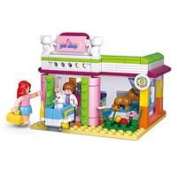 Sluban Pet Shop (Girl's Dream) bouwstenen set - thumbnail