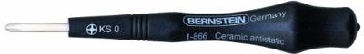 Afregelschroevendraaier met keramische kling, kruiskop maat 00 Bernstein Tools for Electronics 1-865