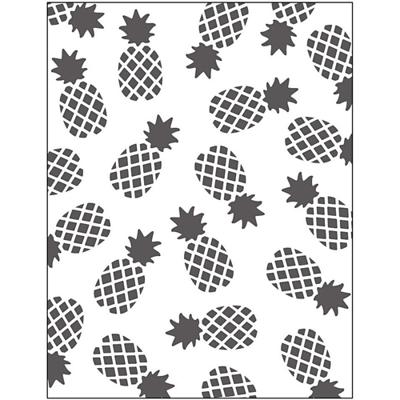 Creativ Company Embossing folder , ananas, afm 11x14 cm, dikte 2 mm, 1 stuk