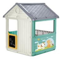 Dolu 2612 Speelhuis Mijn Eerste Speelhuis Wit/Blauw/Geel - thumbnail