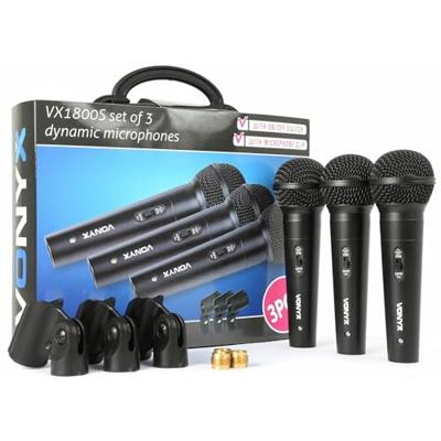 Vonyx VX1800S Dynamische microfoonset