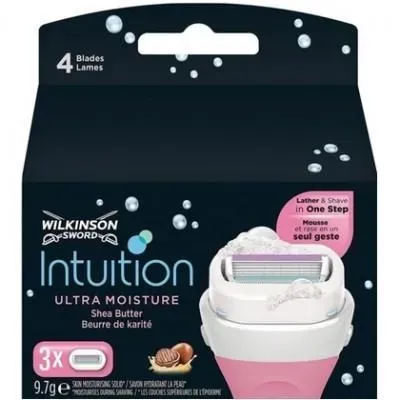 Wilkinson Intuition Ultra Moisture Shea Butter 3 mesjes Wilkinson Intuition Ultra Moisture Shea Butter 3 mesjes