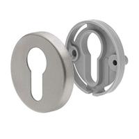 Hoppe deurkruk met cilinderrozet - Paris - deurdikte 37/42mm - RVS - thumbnail