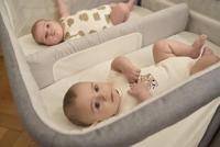 Co-sleep wieg Next2me Twins CHICCO grijs - thumbnail