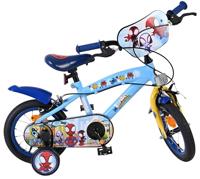 Spidey Und Seine Tollen Freunde Spidey kinderfiets - jongens - 12 inch - blauw - twee handremmen - thumbnail
