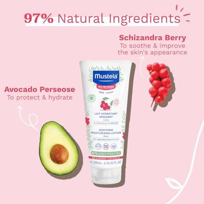 Mustela Bebe Soothing Moisturizing Body Lotion 200 ml - thumbnail